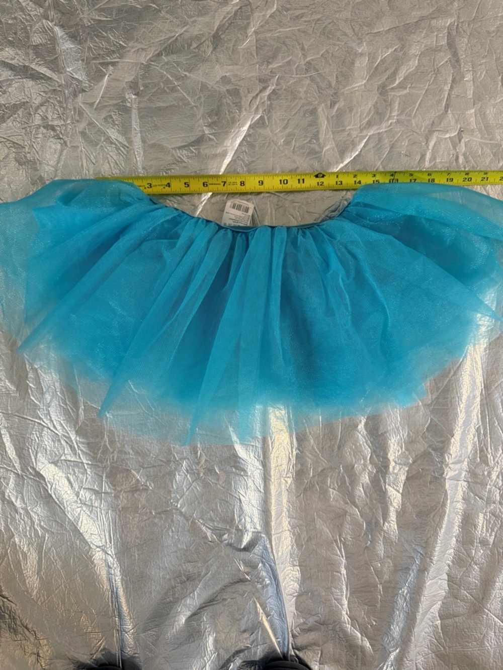 Blue Tulle Ruffled Tutu Skirt - Picture 4 of 4